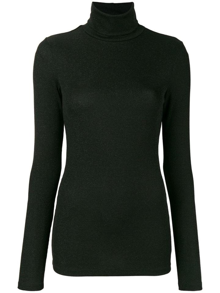 Dondup Long Turtle Neck Sweater - Black