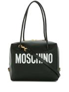 Moschino Logo Print Crossbody Bag - Black