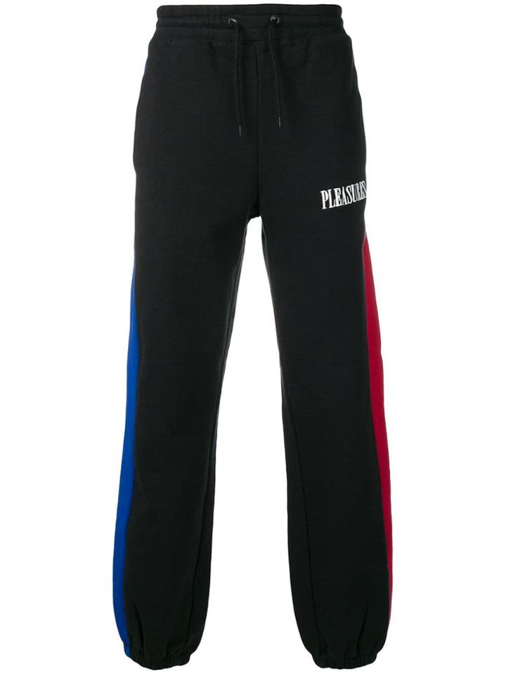 Pleasures Colour-block Track Trousers - Black