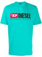 Diesel Logo Embroidered T-shirt - Green