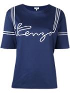 Kenzo 'kenzo Ribbons' T-shirt, Women's, Size: Large, Blue, Cotton/polyester