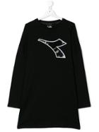 Diadora Junior Teen Logo Printed Dress - Black