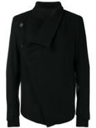 Army Of Me Side Buttoned Tweed Jacket - Black