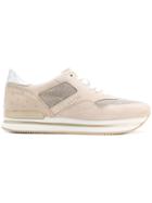 Hogan Flatform Panelled Sneakers - Nude & Neutrals