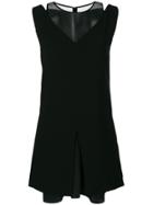 Neil Barrett Mesh Neckline Dress - Black