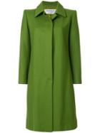 Yves Saint Laurent Pre-owned Button Up Vintage Coat - Green