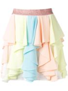 Manoush - Pleated Skirt - Women - Cotton/polyester/polyurethane - 42, Cotton/polyester/polyurethane
