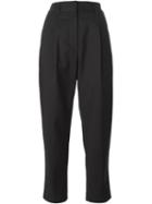 3.1 Phillip Lim Cropped Tailored Trousers, Women's, Size: 4, Black, Cotton/spandex/elastane/polyamide/viscose