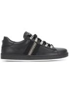 Balmain Oversized Zip Sneakers - Black
