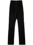 Ann Demeulemeester Loose Fit Trousers - Black
