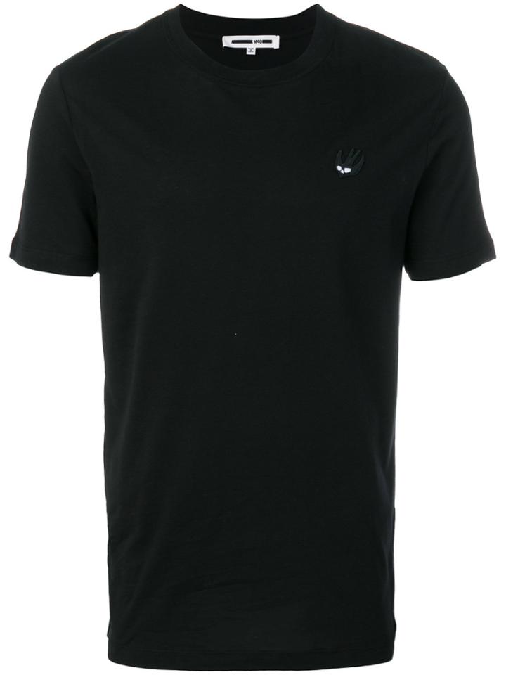 Mcq Alexander Mcqueen Swallow Badge T-shirt - Black