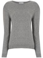 Nk Cashmere Knitted Sweater - Grey