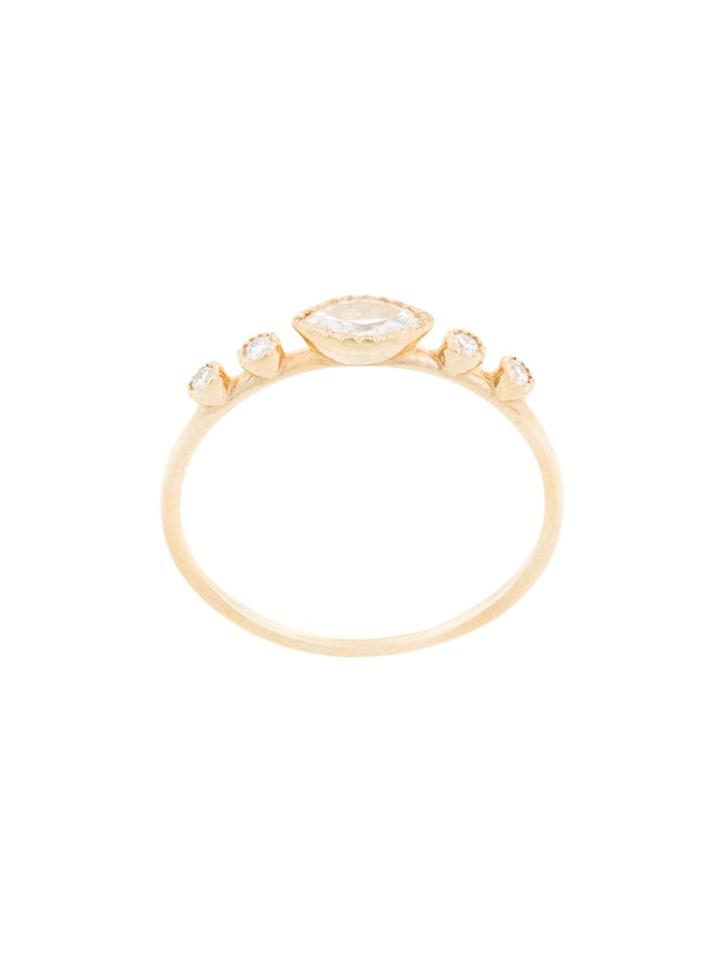 Jennie Kwon Diamond Embellished Ring - Gold