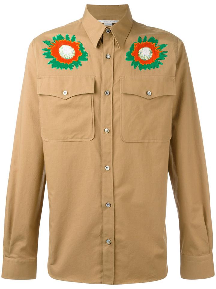 Stella Mccartney - Lennon Shirt - Men - Cotton - 40, Nude/neutrals, Cotton