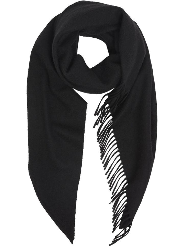 Burberry The Burberry Bandana In Embroidered Cashmere - Black