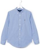 Ralph Lauren Kids Striped Shirt, Boy's, Size: 16 Yrs, Blue