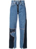 Neith Nyer Crystal Detail Jeans - Blue