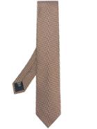 Ermenegildo Zegna Printed Style Tie - Yellow & Orange