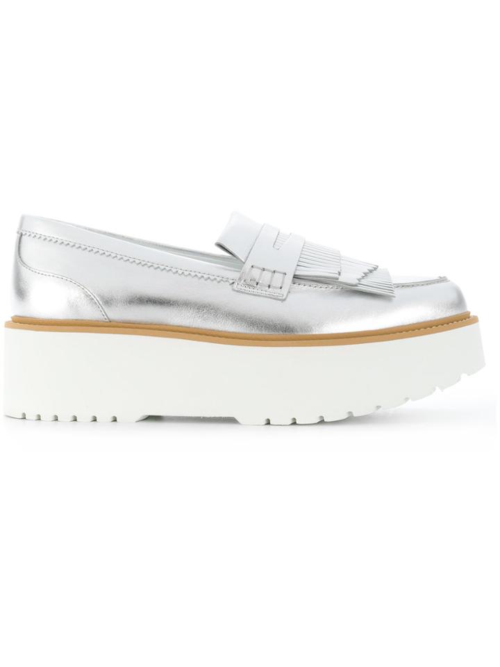 Hogan Platform Loafers - Metallic