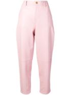 Essentiel Antwerp Cropped Shame Trousers - Pink