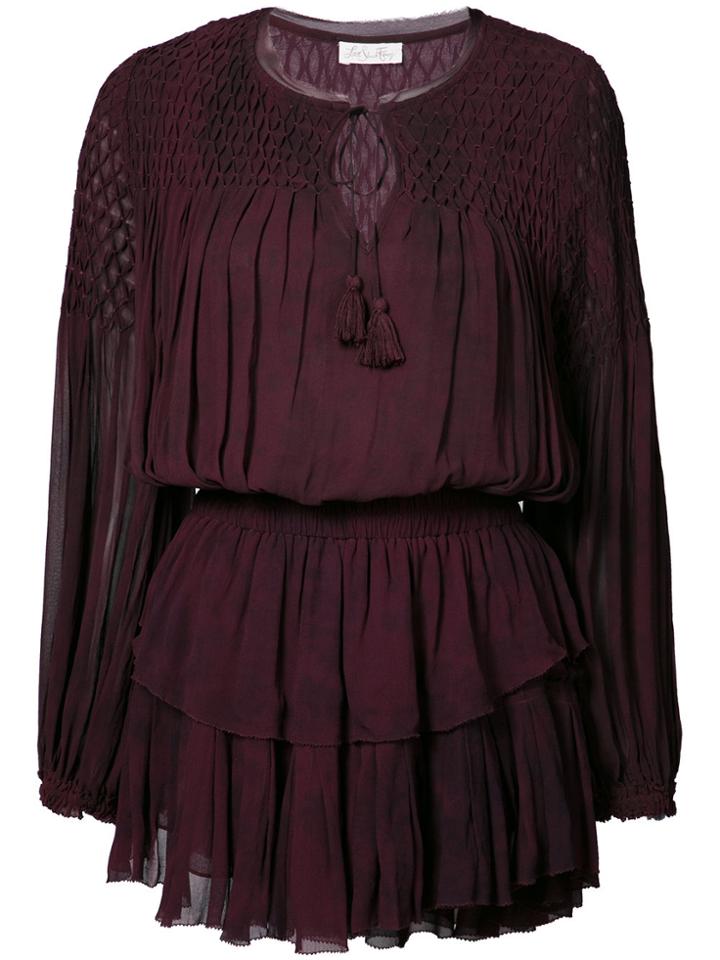 Love Shack Fancy Layered Dress - Pink & Purple