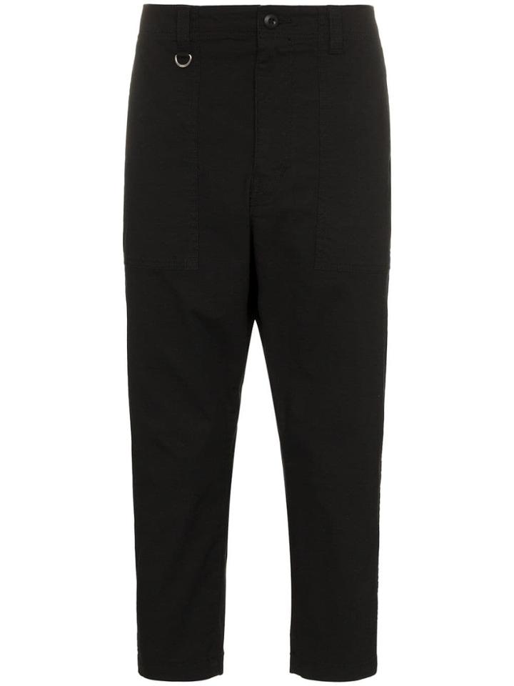Sophnet. Drop-crotch Cropped Trousers - Black