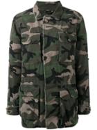 Valentino Camouflage Jacket, Women's, Size: 38, Green, Cotton