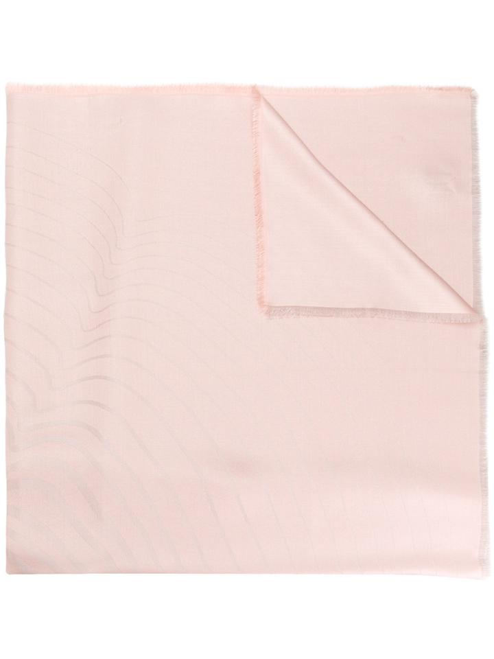 Salvatore Ferragamo Patterned Scarf - Pink & Purple