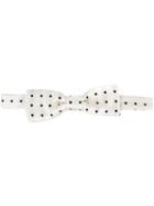 Dolce & Gabbana Polka Dot Jacquard Bow Tie