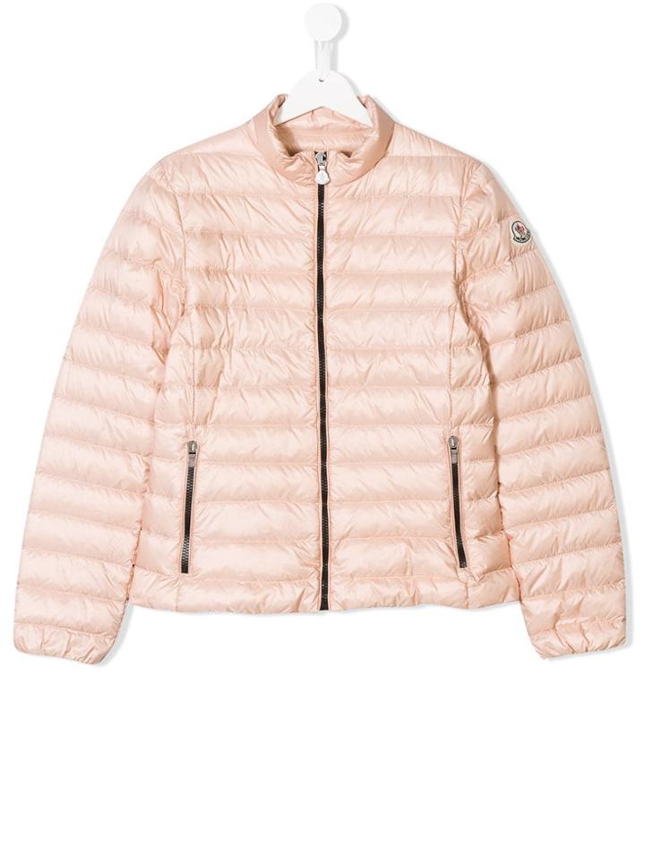Moncler Kids Teen Kaukura Puffer Jacket - Pink