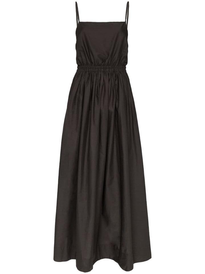 Matteau Strappy Maxi Dress - Black