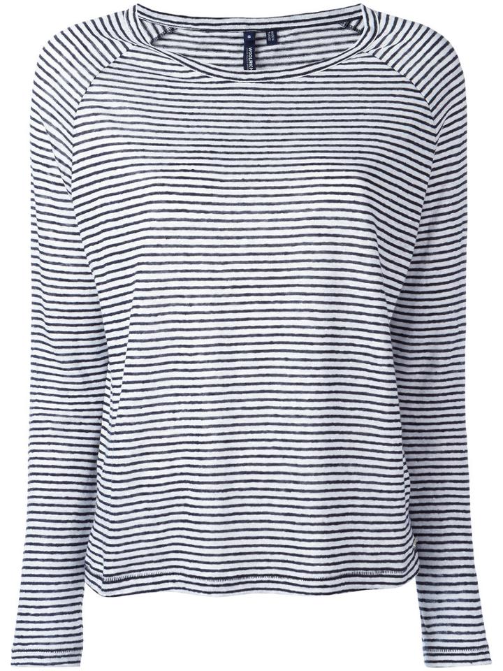 Woolrich Striped T-shirt, Women's, Size: Xs, Red, Linen/flax