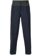 Kolor Contrast Detail Trousers - Blue