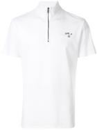 Versace Zipped Polo Shirt - White