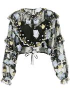 Alice Mccall Adorable Sheer Blouse - Black