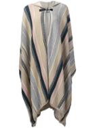 Maiyet Hooded Poncho, Women's, Nude/neutrals, Silk/cashmere