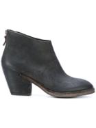 Del Carlo Low Ankle Boots - Black