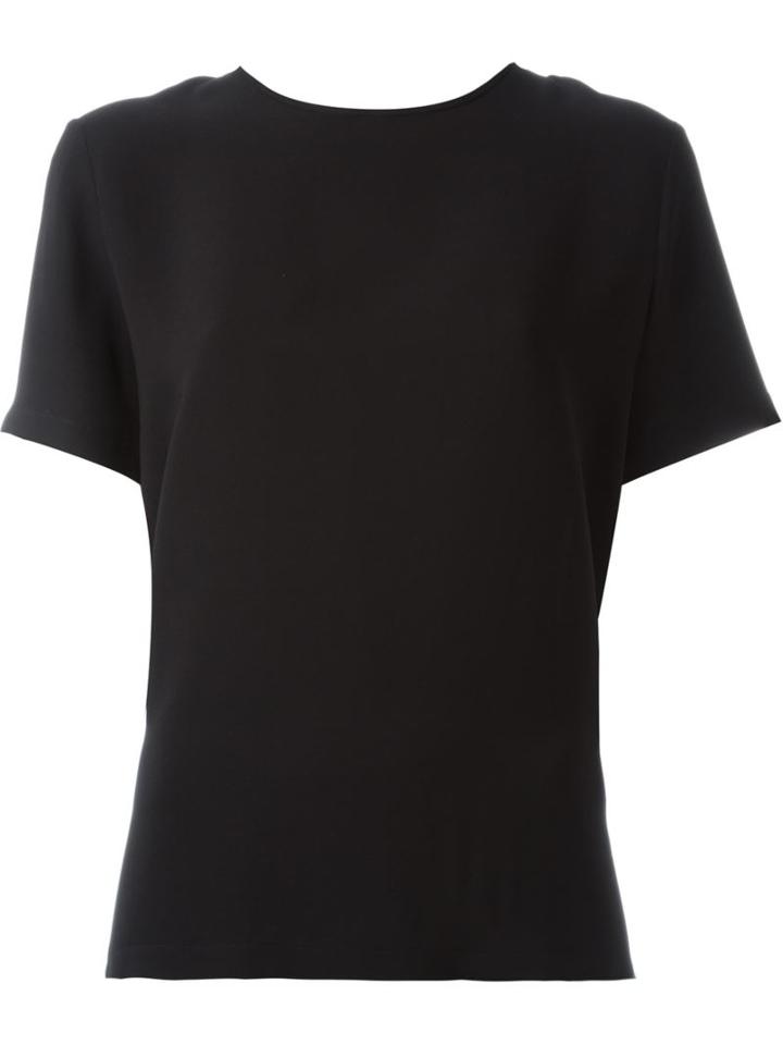 Max Mara Silk T-shirt, Women's, Size: 38, Black, Silk