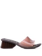 Opening Ceremony Transparent Low Sandals - Brown