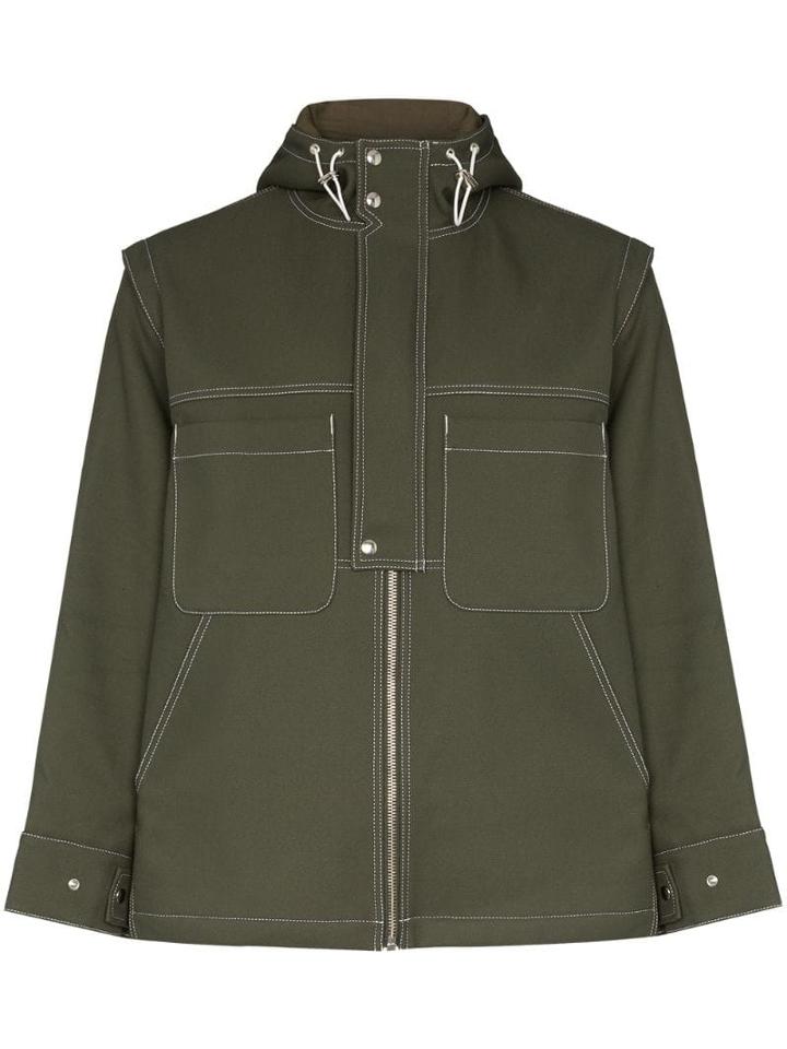 Jacquemus Meunier Hooded Jacket - Green