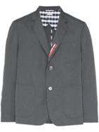 Thom Browne Typewriter Cloth Sack Sport Blazer - Grey