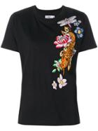 Ash Embroidered T-shirt - Black