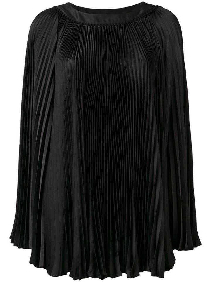 Philosophy Di Lorenzo Serafini Pleated Cape Dress - Black
