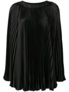 Philosophy Di Lorenzo Serafini Pleated Cape Dress - Black