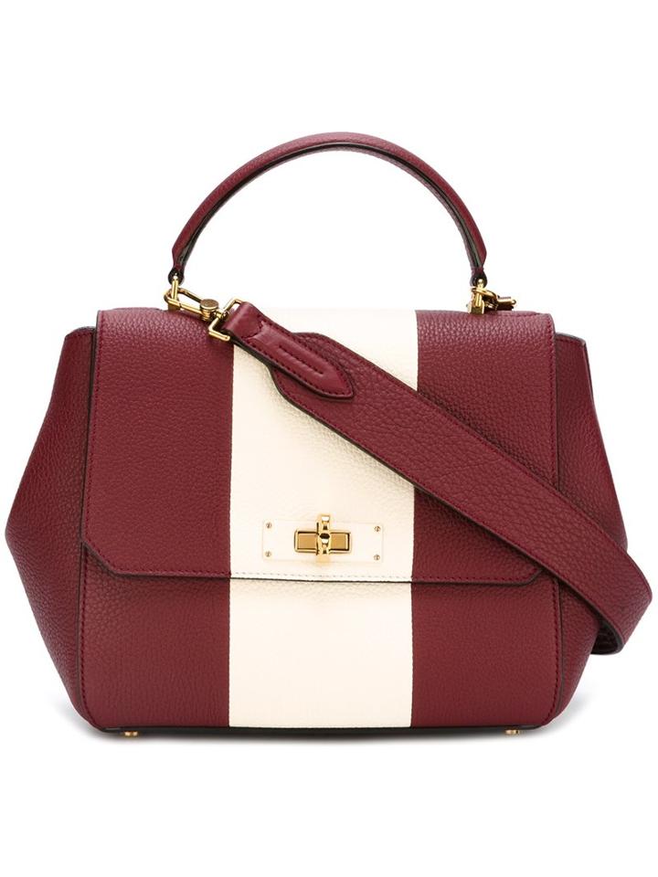 Bally Small 'b Turn' Tote Bag, Women's, Red