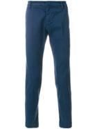 Entre Amis Straight Trousers - Blue