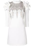 Elisabetta Franchi Short Party Dress - White