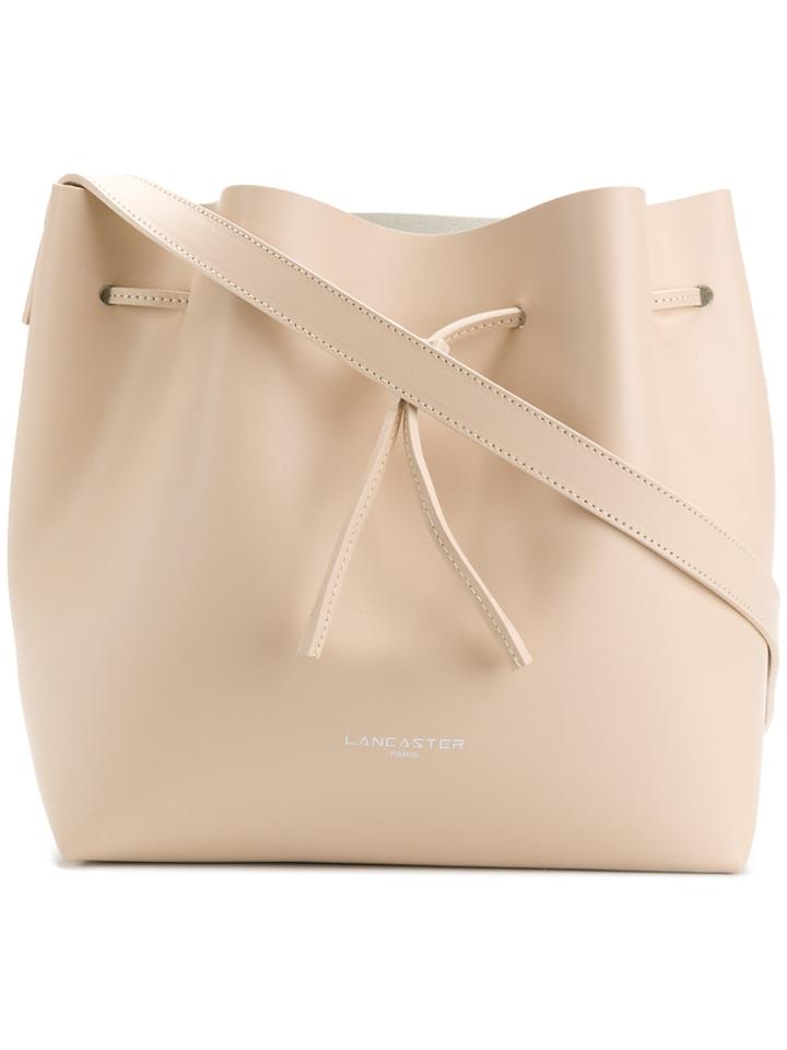 Lancaster Logo Bucket Shoulder Bag - Nude & Neutrals