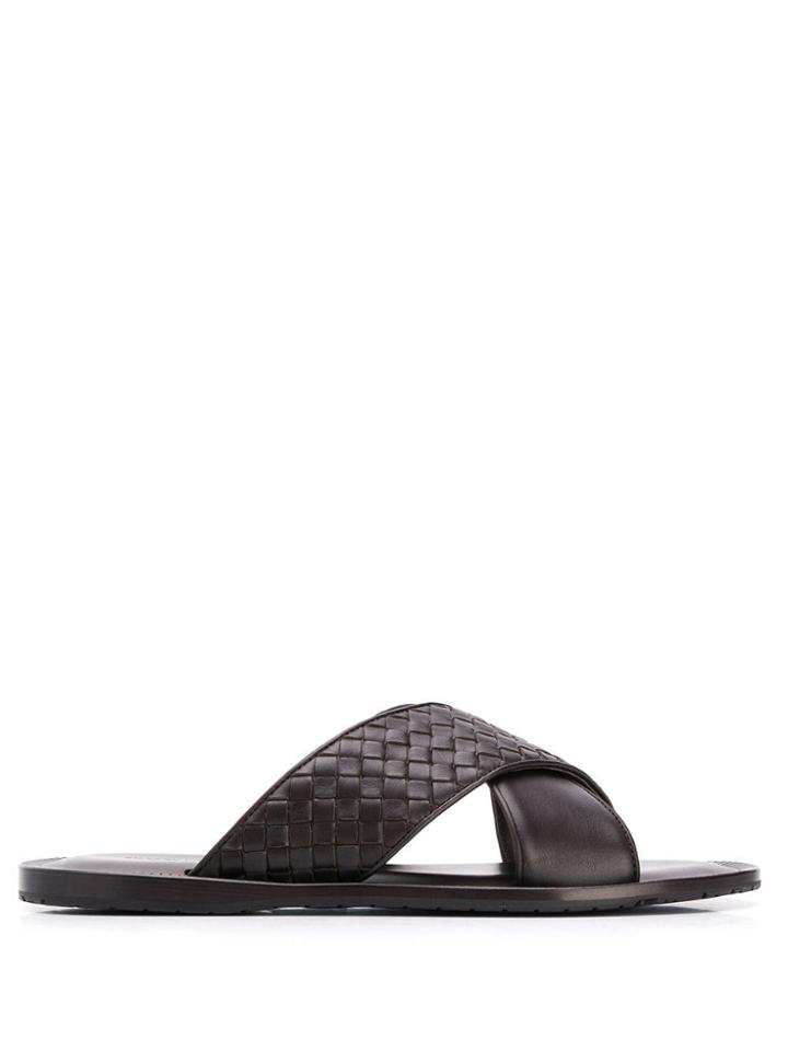 Bottega Veneta Ravello Slides - Brown