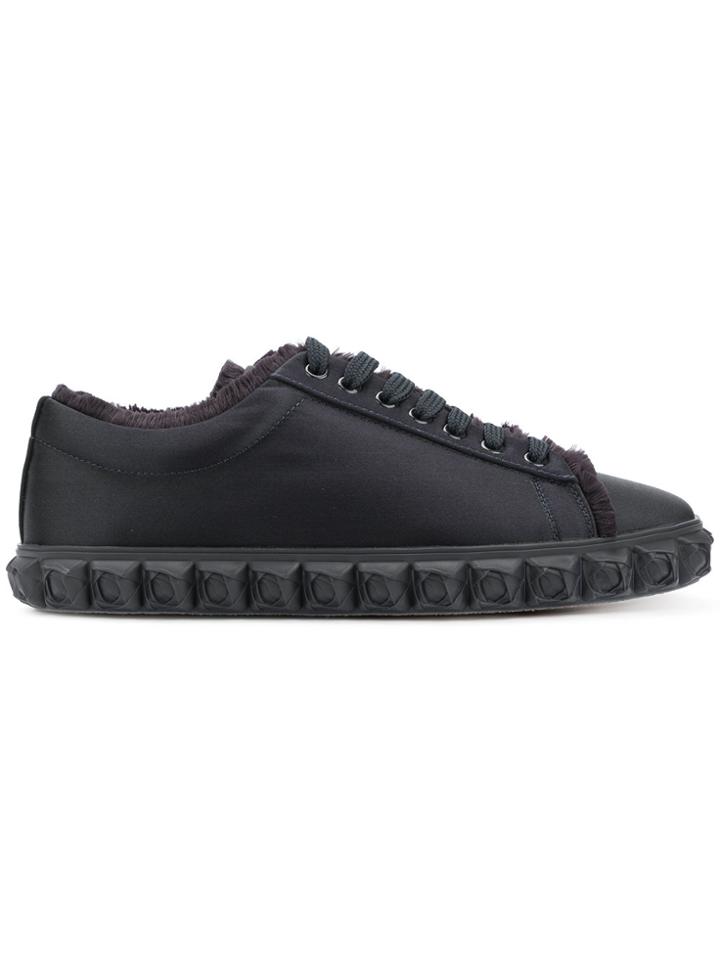 Stuart Weitzman Fringie Sneakers - Black